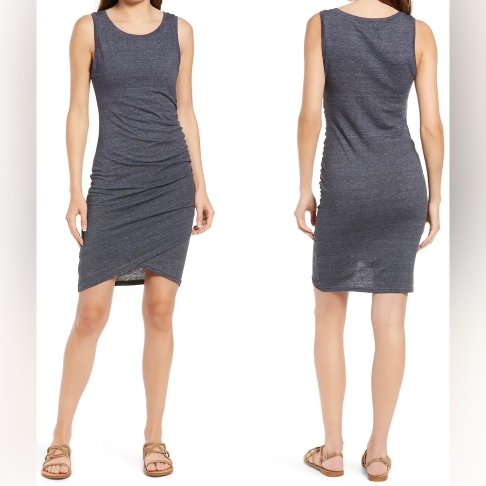 NWT Treasure & Bond Ruched-side Sleeveless Dress